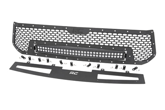Parrilla de malla | LED de doble fila de 30" | Negro | Toyota Tundra 2WD/4WD (2014-2017)