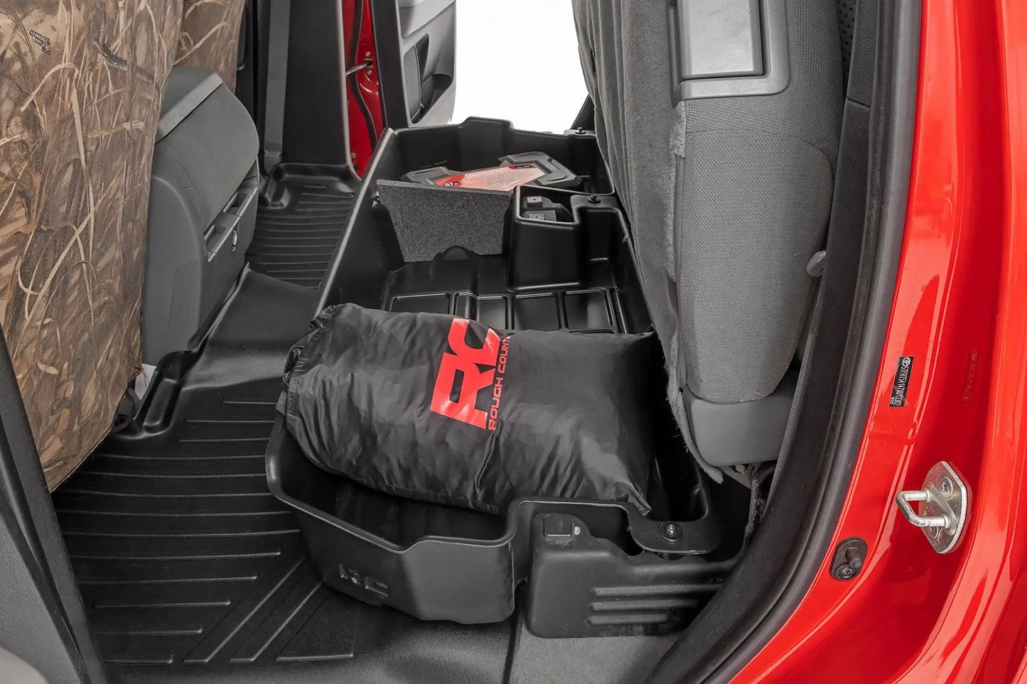 Rough Country Under Seat Storage | Double Cab | Toyota Tundra 2WD/4WD (2007-2021) by Rough Country