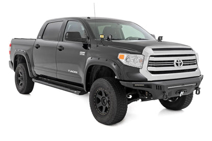 Rough Country HD2 Aluminum Running Boards | Crewmax Cab | Toyota Tundra 2WD/4WD (2007-2021) by Rough Country
