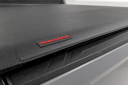 Rough Country Soft Roll Up Bed Cover | 5'7" Bed | Toyota Tundra 2WD/4WD (2007-2021) by Rough Country