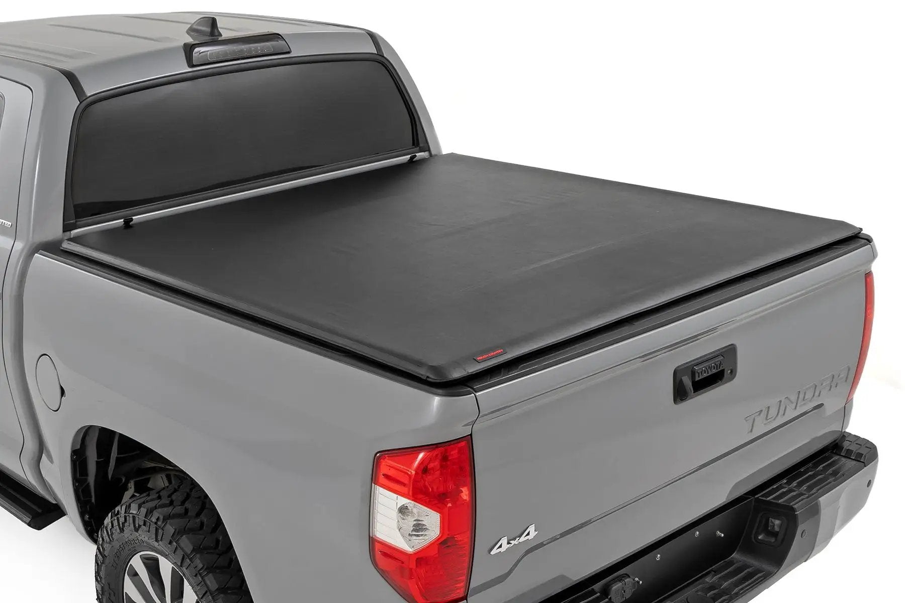 Rough Country Soft Roll Up Bed Cover | 5'7" Bed | Toyota Tundra 2WD/4WD (2007-2021) by Rough Country