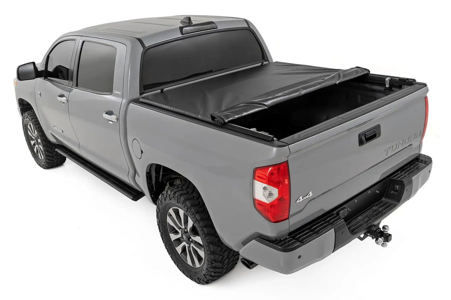 Rough Country Soft Roll Up Bed Cover | 5'7" Bed | Toyota Tundra 2WD/4WD (2007-2021) by Rough Country