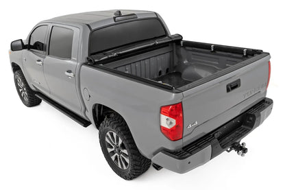 Rough Country Soft Roll Up Bed Cover | 5'7" Bed | Toyota Tundra 2WD/4WD (2007-2021) by Rough Country