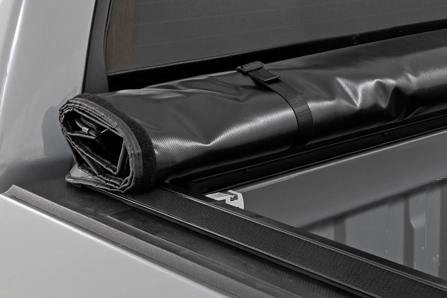 Rough Country Soft Roll Up Bed Cover | 6'7 Bed | Toyota Tundra 2WD/4WD (2007-2021) by Rough Country