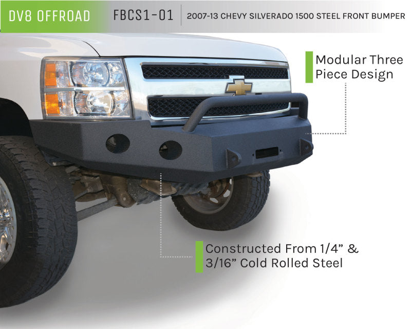 DV8 Offroad DVE Front Bumpers