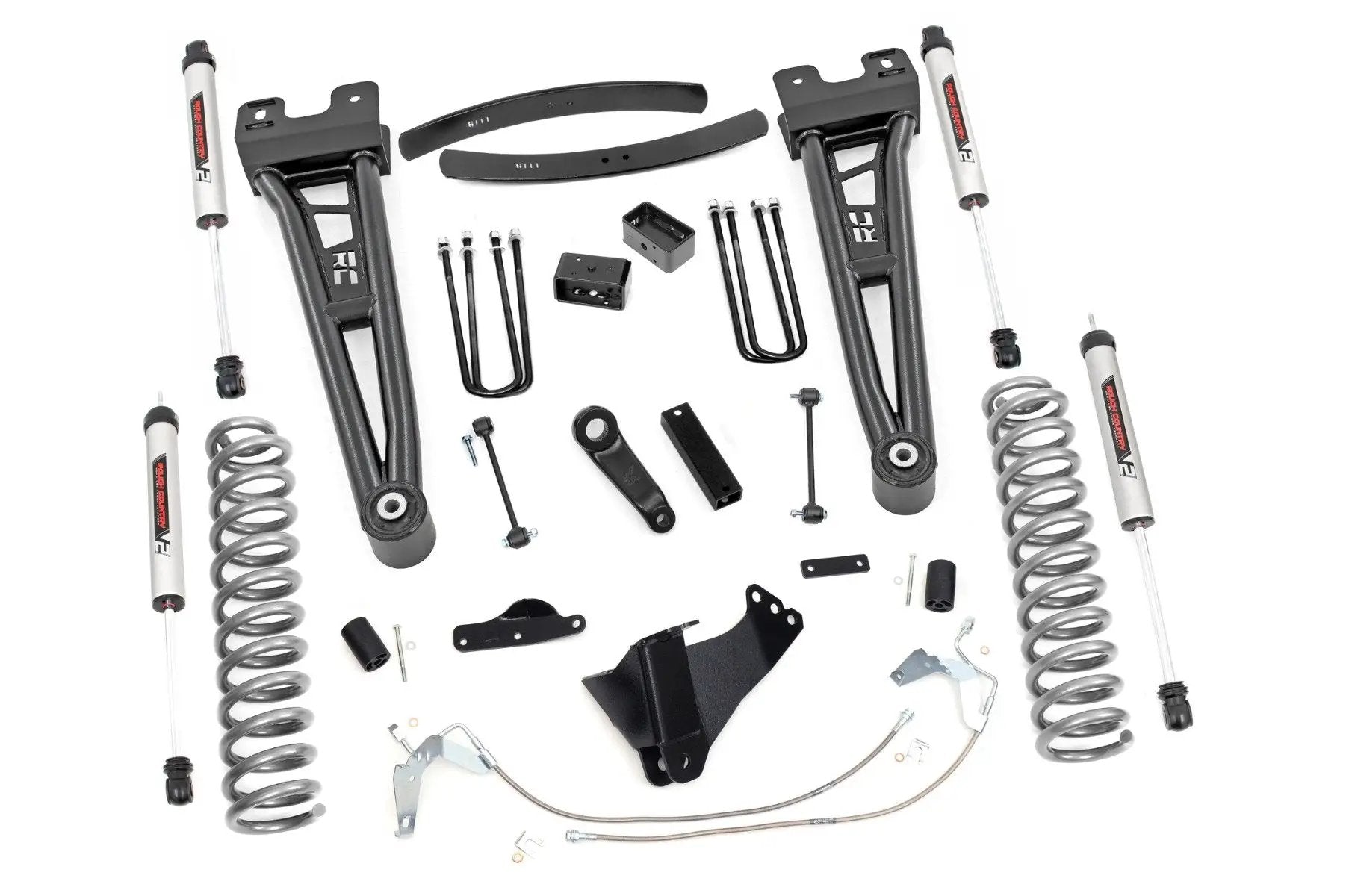 Rough Country 6 Inch Lift Kit | Diesel | Radius Arm | V2 | Ford F-250/F-350 Super Duty (08-10) by Rough Country