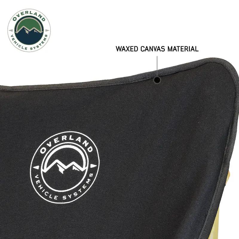 OVS Kick It Wooden Camp Chair - Wood Base & Storage Bag by OVS