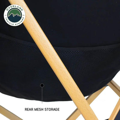OVS Kick It Wooden Camp Chair - Wood Base & Storage Bag by OVS