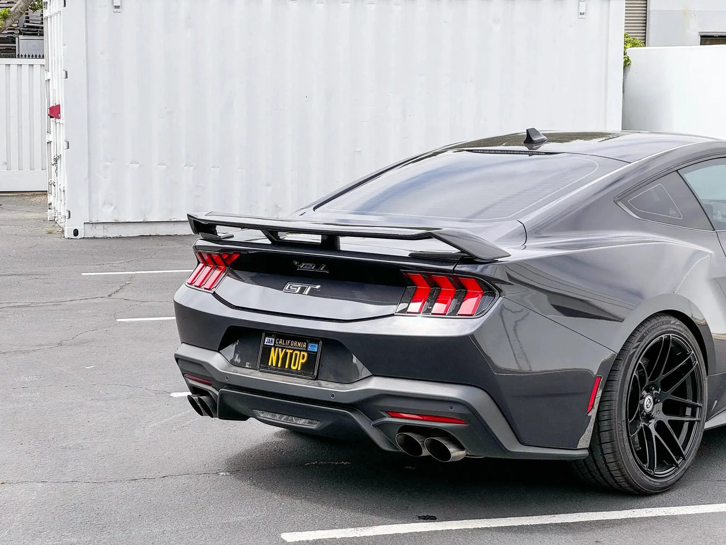 NYTOP 2024-Current Ford Mustang Carbon Fiber Performance Pack Wing by NYTOP