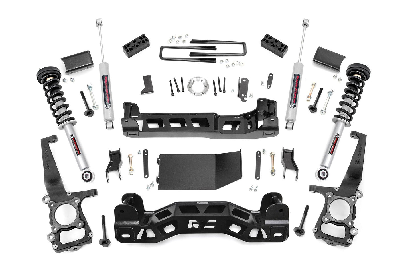 Kit de elevación de 4 pulgadas | Amortiguadores N3 | Ford F-150 4WD (2014)