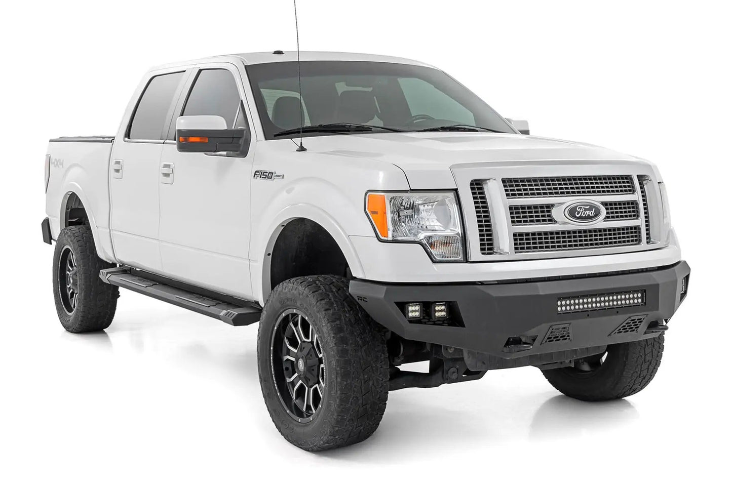 Rough Country HD2 Aluminum Running Boards | Super Crew Cab | Ford F-150 2WD/4WD (2009-2014) by Rough Country