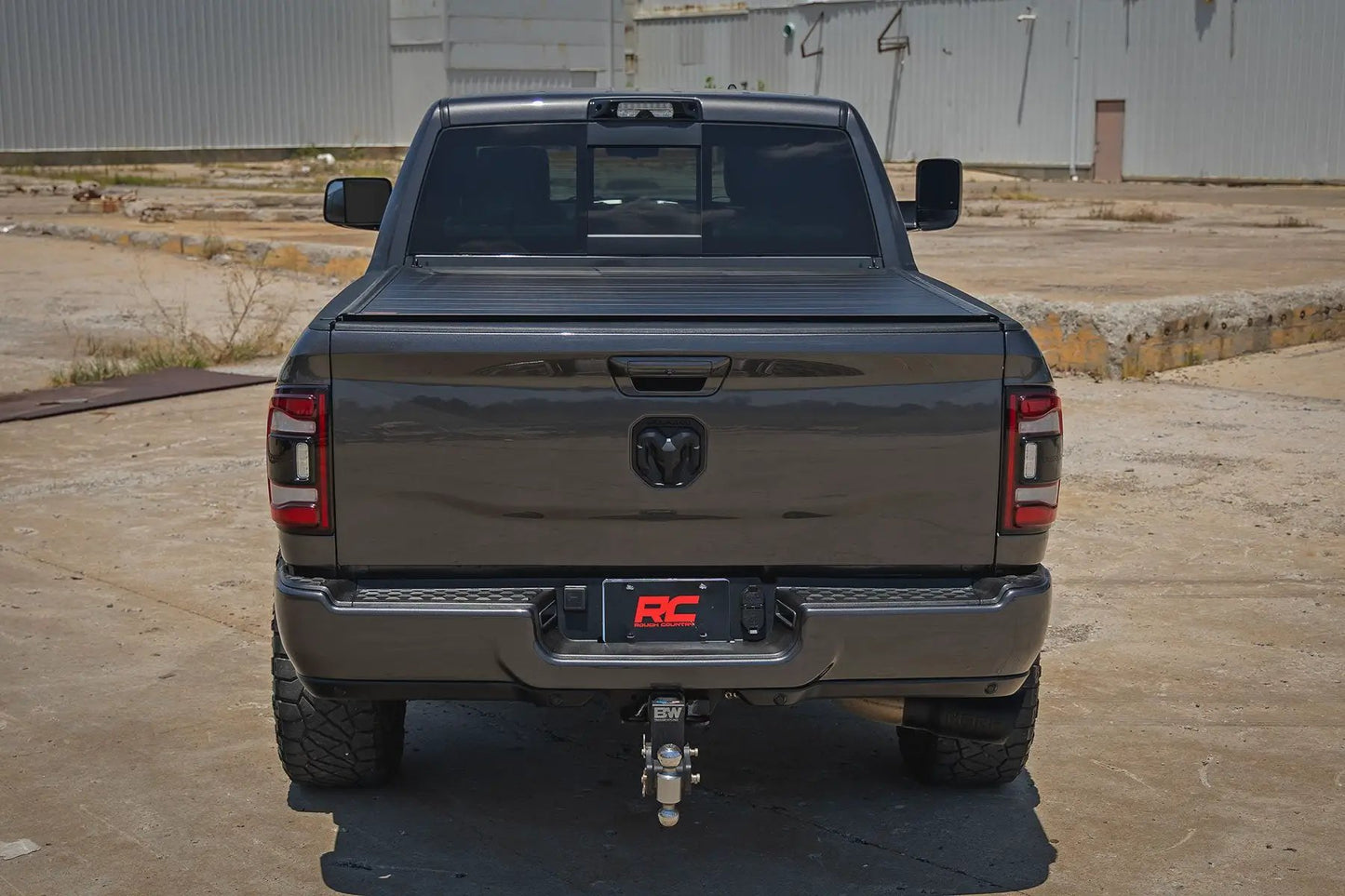 Rough Country Hard Roll Up Bed Cover | 6'4" Bed | Ram 1500 (09-18)/2500 (09-26) by Rough Country