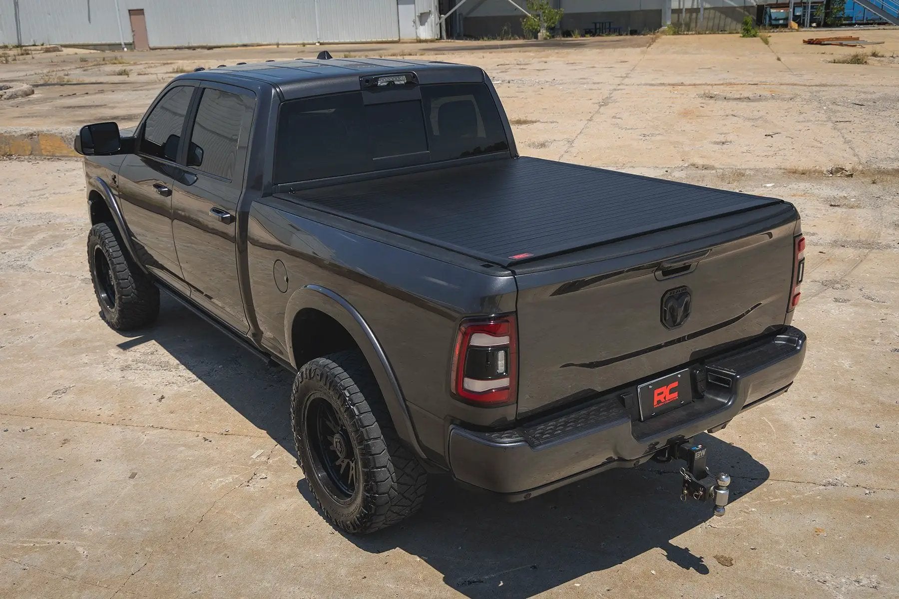 Rough Country Hard Roll Up Bed Cover | 6'4" Bed | Ram 1500 (09-18)/2500 (09-26) by Rough Country