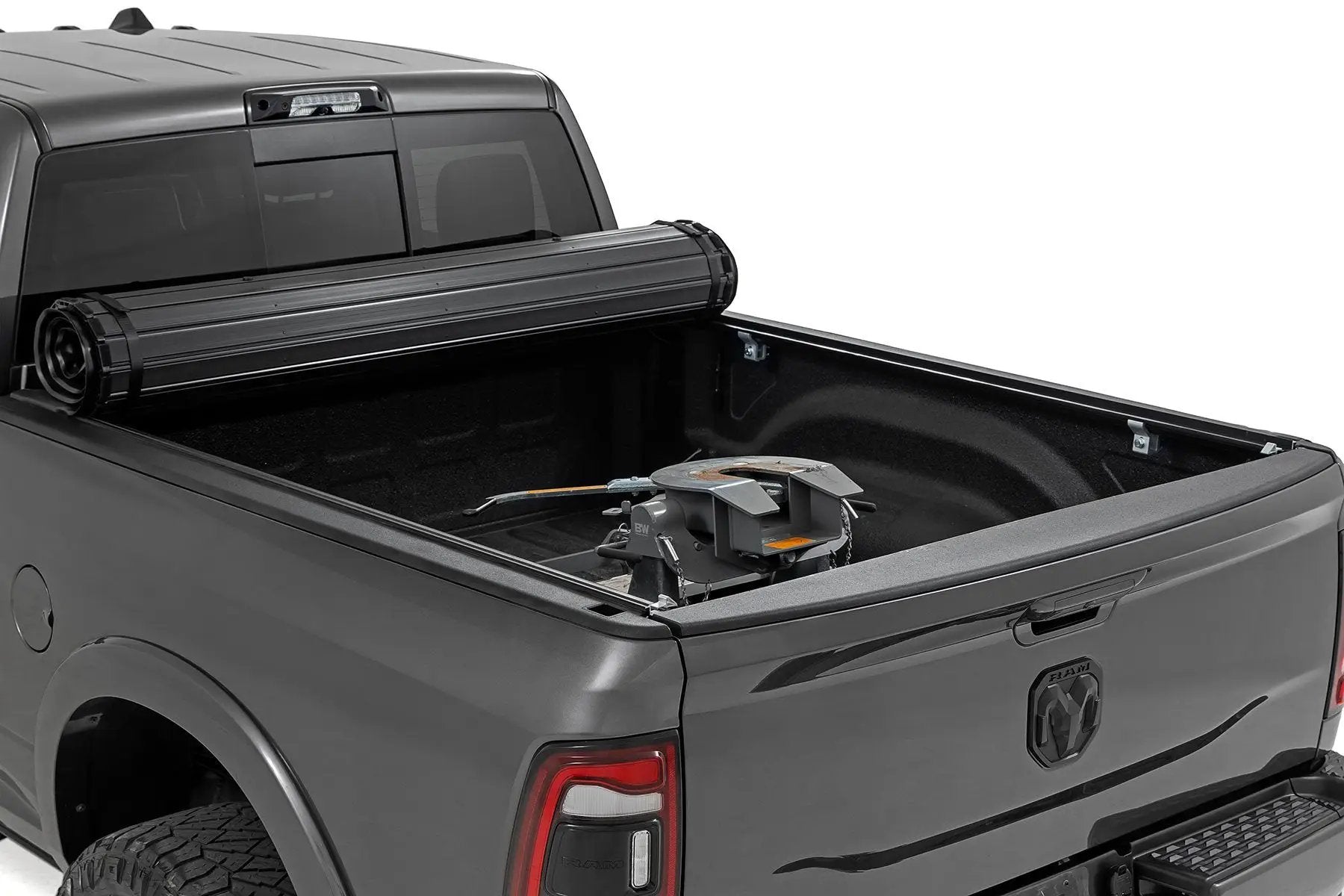 Rough Country Hard Roll Up Bed Cover | 6'4" Bed | Ram 1500 (09-18)/2500 (09-26) by Rough Country