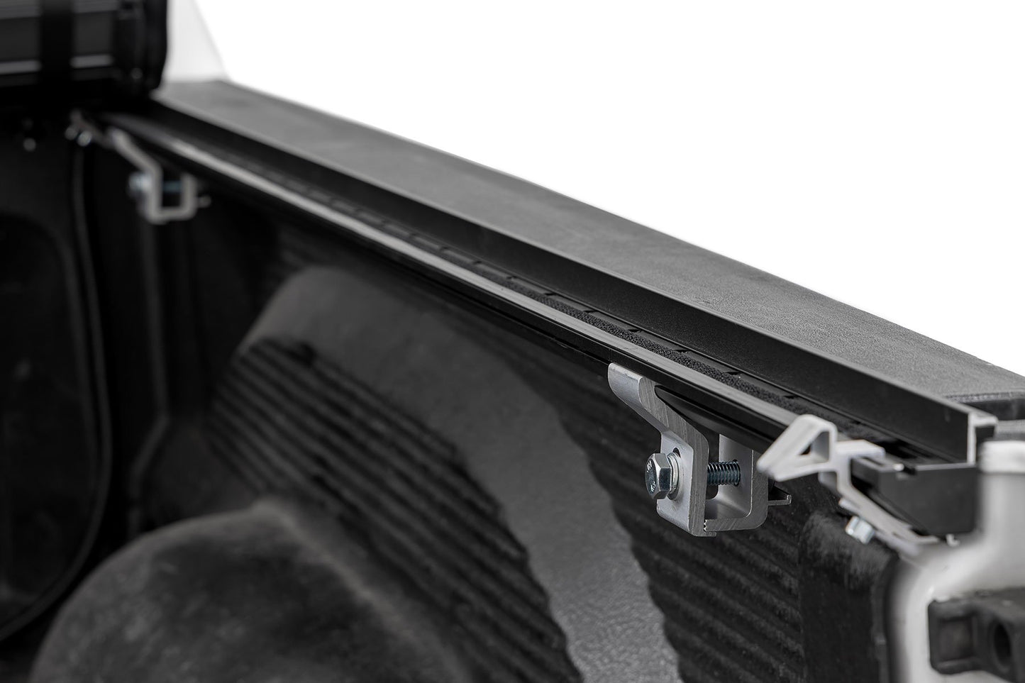 Rough Country Hard Roll Up Bed Cover | 5'7" Bed | Ram 1500 (09-18)/2500 (09-26)