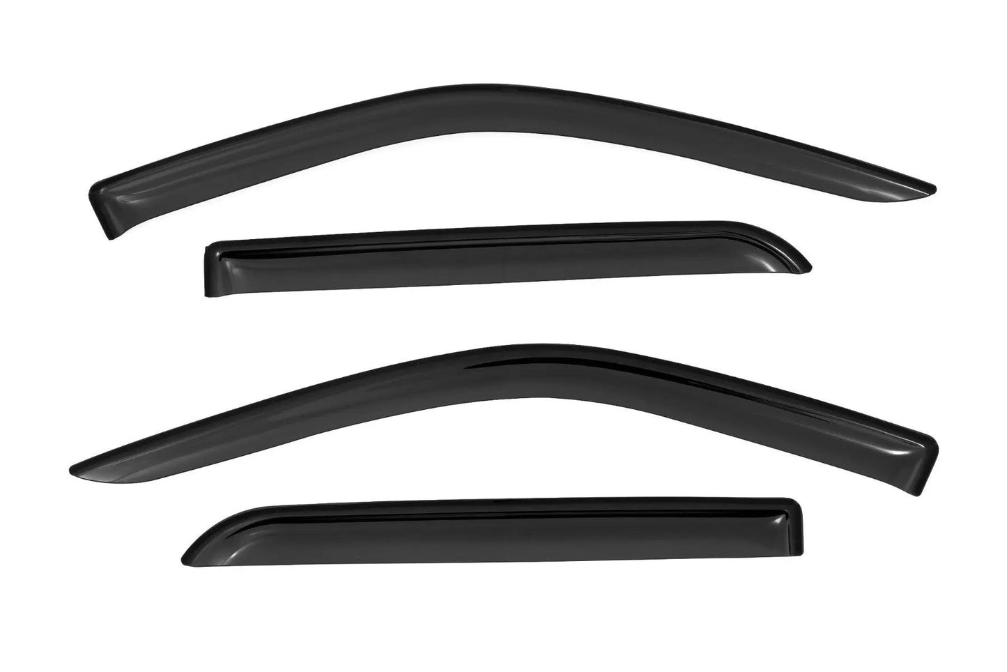 Rough Country Side Window Deflectors | Tape On Rain Guard | Ram 1500 (09-18)/2500 (10-26) by Rough Country