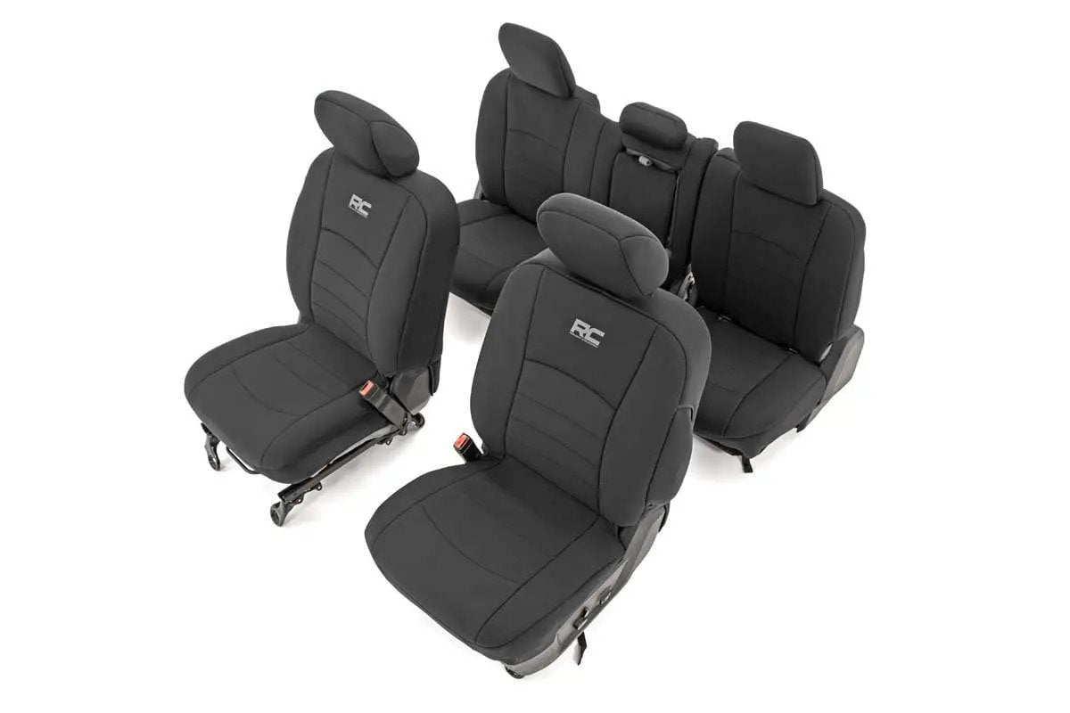 Rough Country Seat Covers |Bucket Seats | FR & RR | Ram 1500 2WD/4WD (2019-2026) by Rough Country