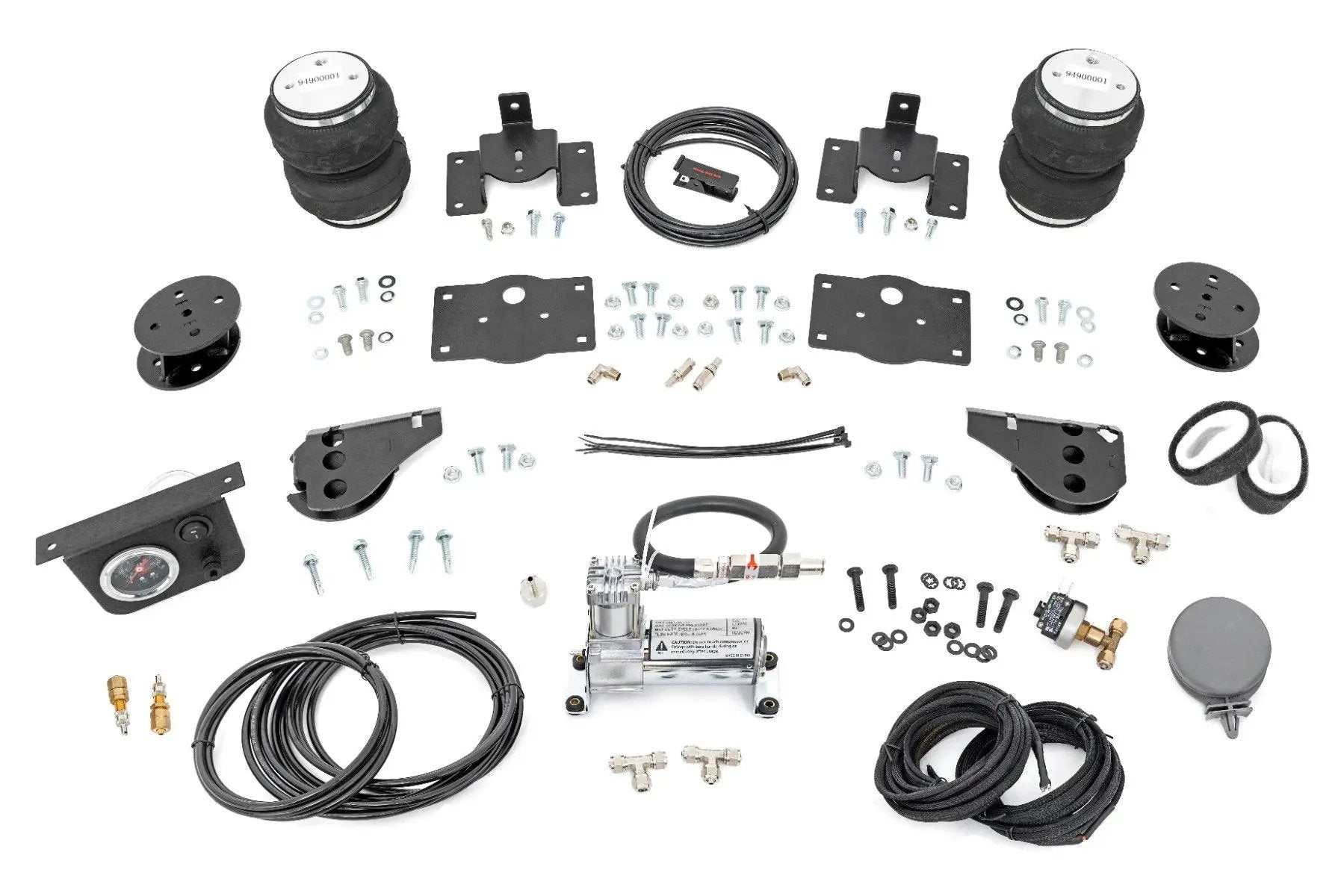 Rough Country Air Spring Kit w/compressor | 4 Inch Lift Kit | Ram 1500 2WD/4WD (2009-2018 & Classic) by Rough Country