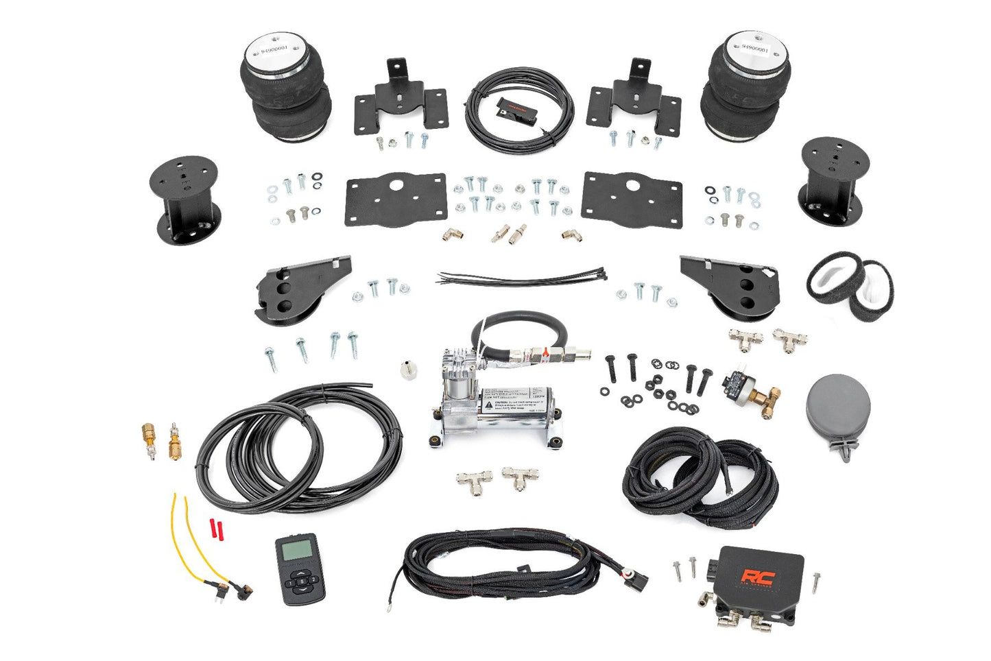 Rough Country Air Spring Kit w/compressor | Wireless Controller | 6 Inch Lift Kit | Ram 1500 (10-18 & Classic)