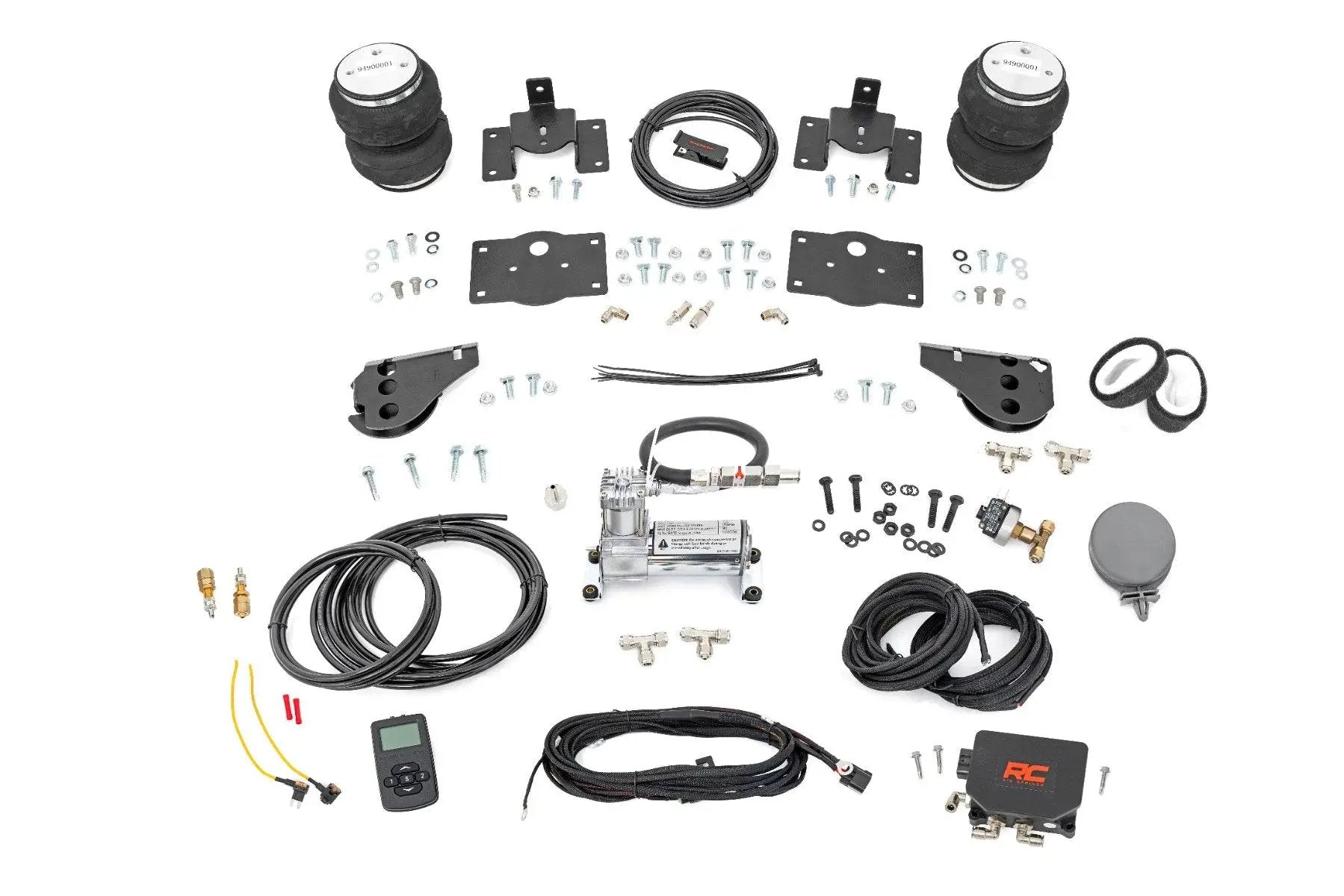 Rough Country Air Spring Kit w/compressor | Wireless Controller | Stock Height | Ram 1500 (10-18 & Classic) by Rough Country