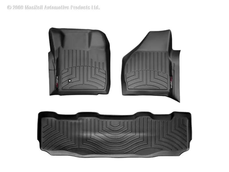 WeatherTech WT FloorLiner - Rear - Blk by WeatherTech