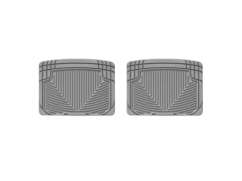 WeatherTech WT Rubber Mats - Rear - Grey by WeatherTech