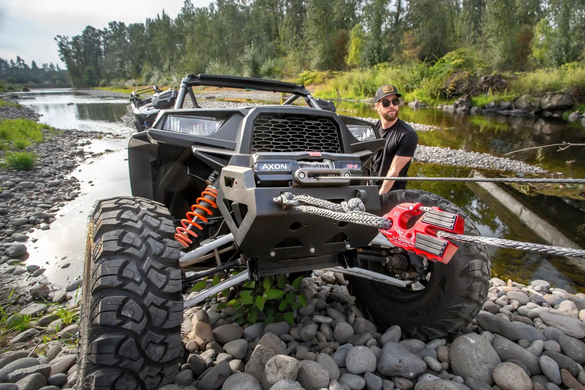 Factor 55 The Ultrahook XTV is the world's safest and fastest winch hook that was developed to meet the needs of off-road racers who needed the speed of a hook with the functionality of closed system winching by Factor 55