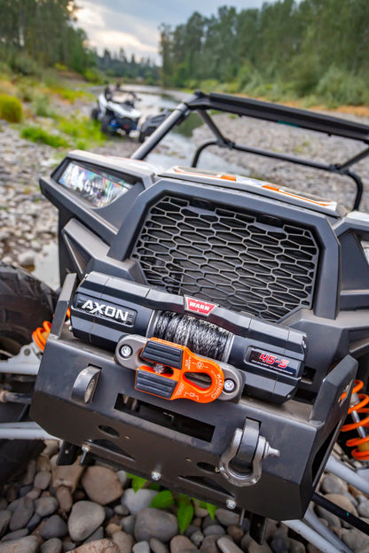 Factor 55 The FlatLink XTV replaces the conventional winch hook on powersports vehicles with a versatile shackle mount and stows neatly against the fairlead by Factor 55