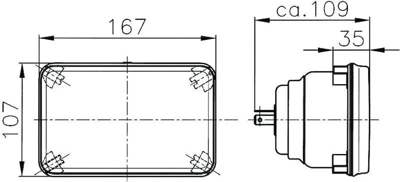HELLA Twin Beam Lamp by Hella
