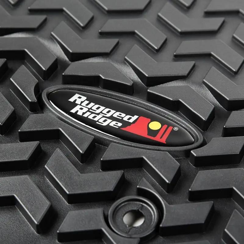 Rugged Ridge RUG Floor Liners - Black by Rugged Ridge