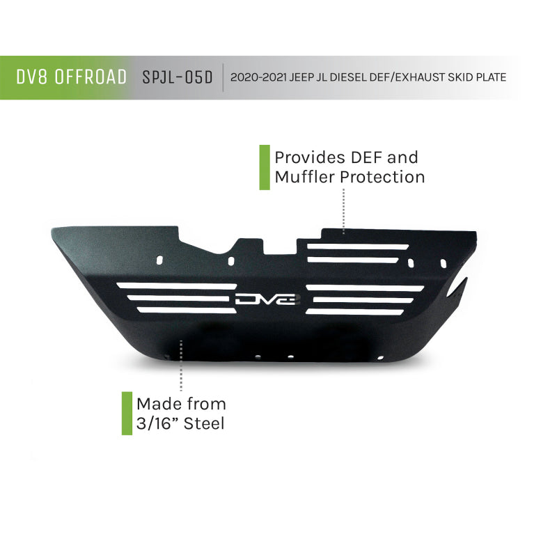 DV8 Offroad DVE Skid Plates