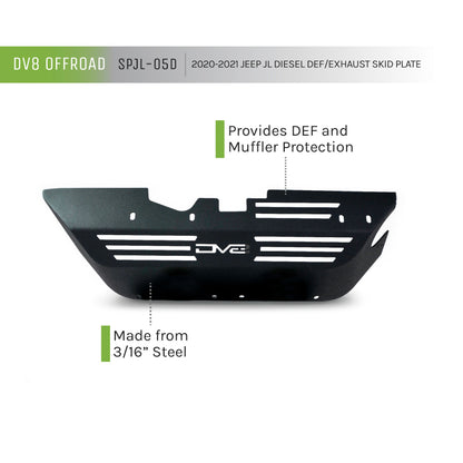 DV8 Offroad DVE Skid Plates