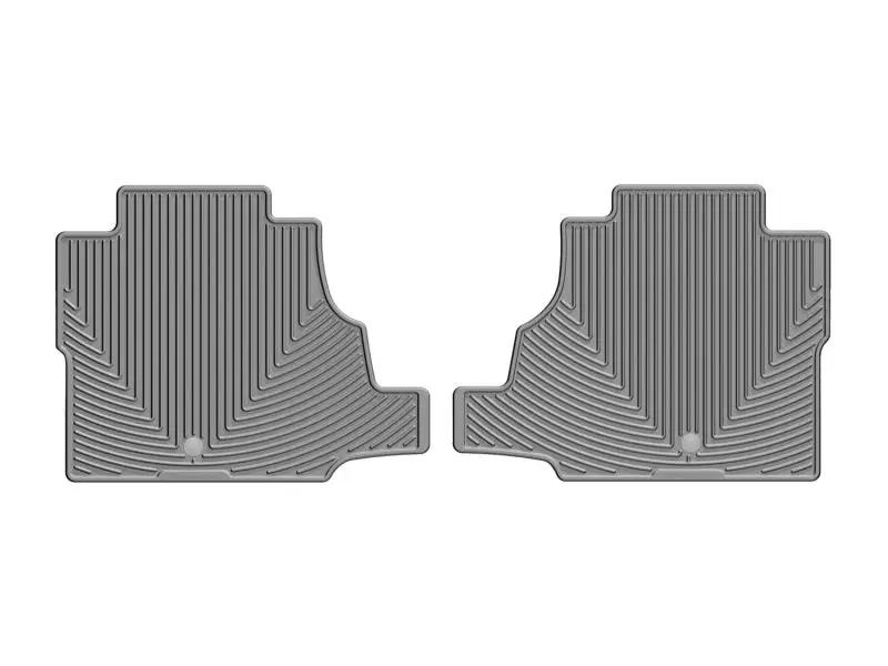 WeatherTech WT Rubber Mats - Rear - Grey by WeatherTech
