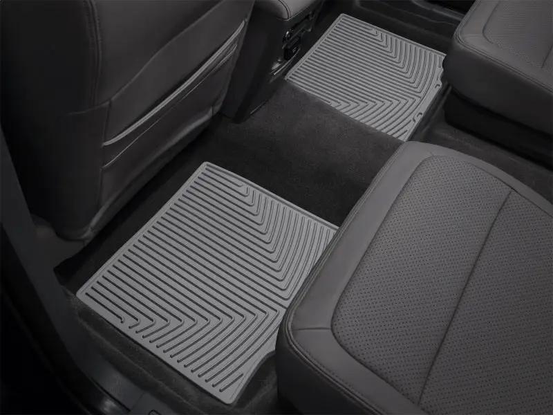 WeatherTech WT Rubber Mats - Rear - Grey by WeatherTech