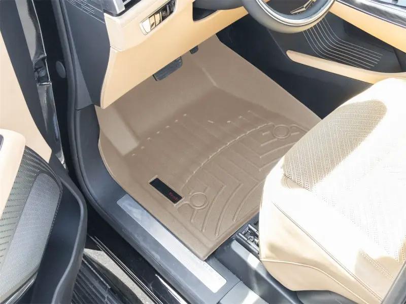 WeatherTech WT FloorLiner - Front - Tan by WeatherTech