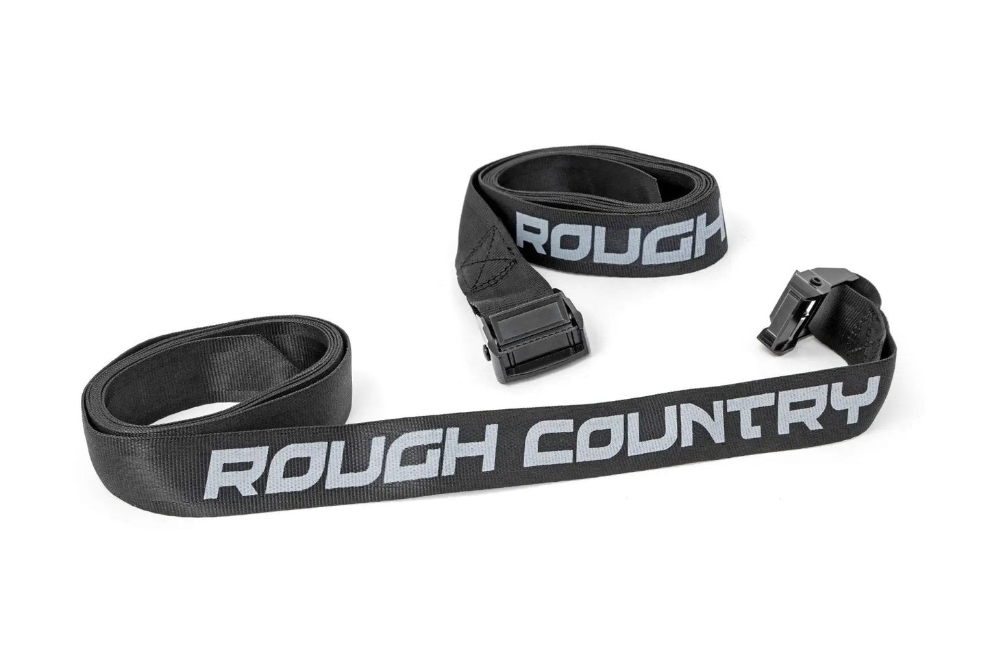 Rough Country Cargo Tie-Down Straps | Cam Buckle | 1.5" x 9' | Pair by Rough Country