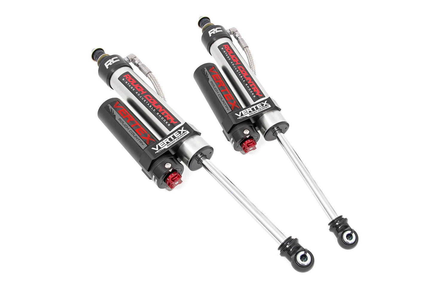 Rough Country Vertex 2.0 Reservoir Rear Shocks | 3" | Toyota 4Runner 4WD (2010-2024)