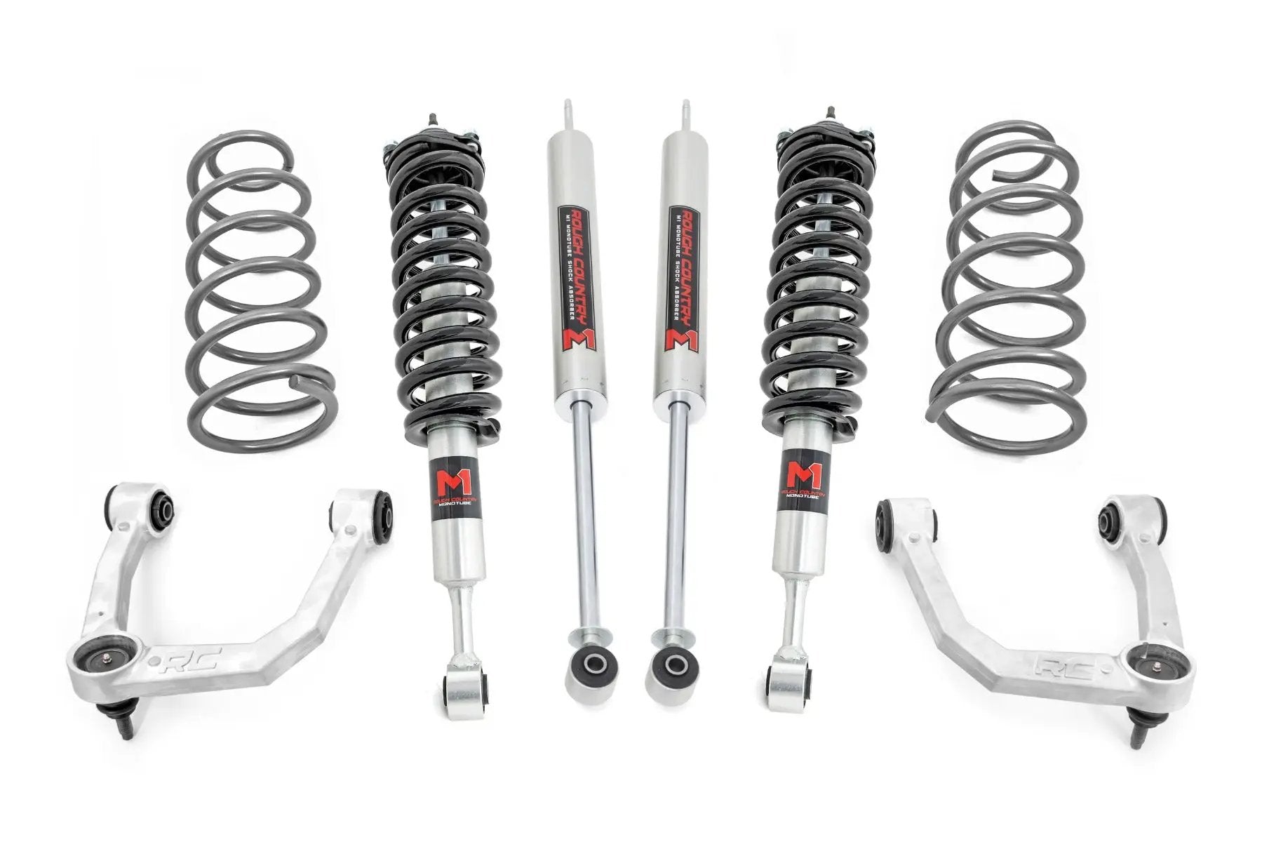 Rough Country 3 Inch Lift Kit | Upper Control Arms | RR Coils | M1 Struts | Toyota 4Runner (10-24) by Rough Country