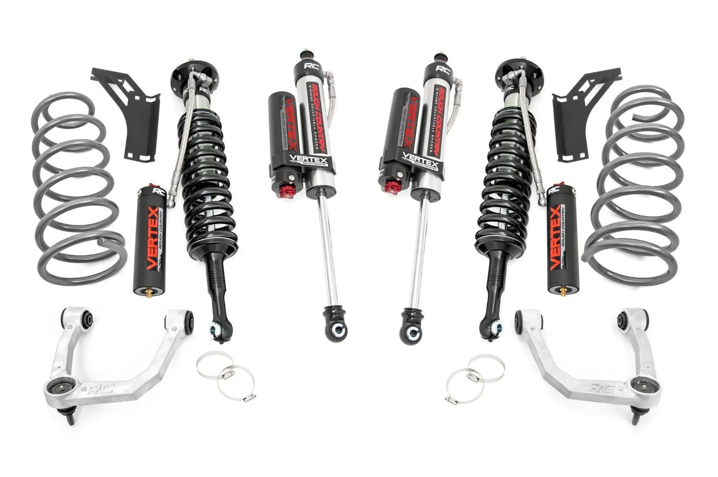 Rough Country 3 Inch Lift Kit | Upper Control Arms | RR Coils | Vertex | Toyota 4Runner (10-24) by Rough Country