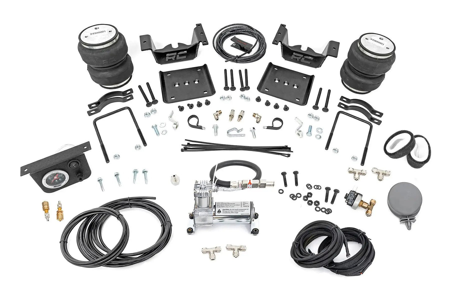 Rough Country Air Spring Kit w/compressor | Chevy/GMC 1500 (07-18 & Classic) by Rough Country