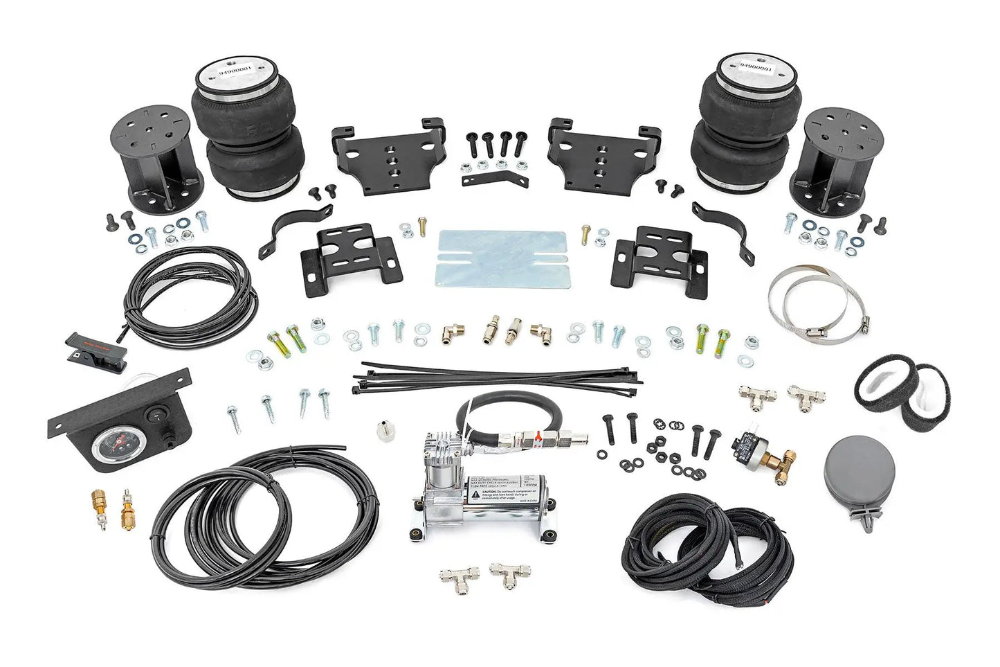 Rough Country Air Spring Kit w/compressor | 6 Inch Lift Kit | Chevy/GMC 2500HD (01-10) by Rough Country