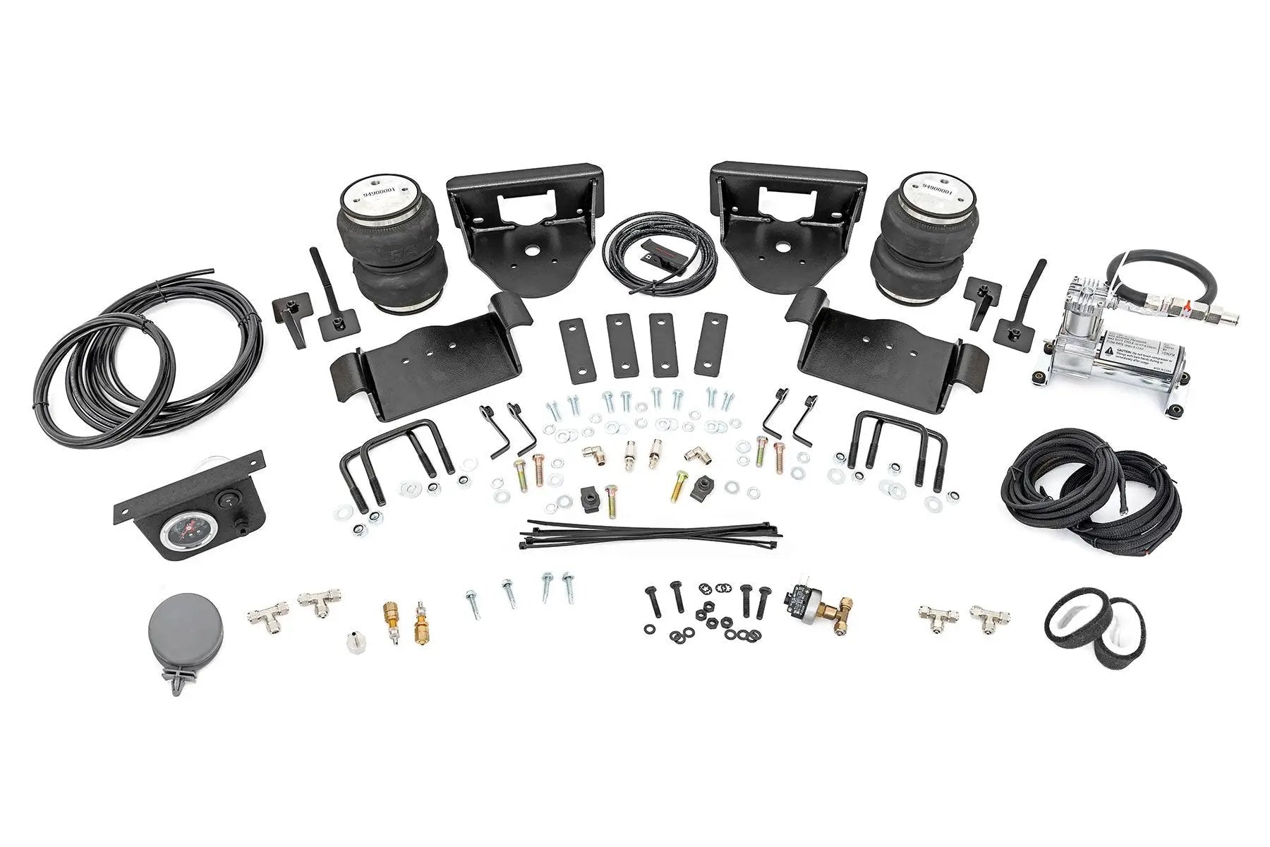 Rough Country Air Spring Kit w/compressor | 0-6" Lifts | Ford F-150 4WD (2004-2014) by Rough Country