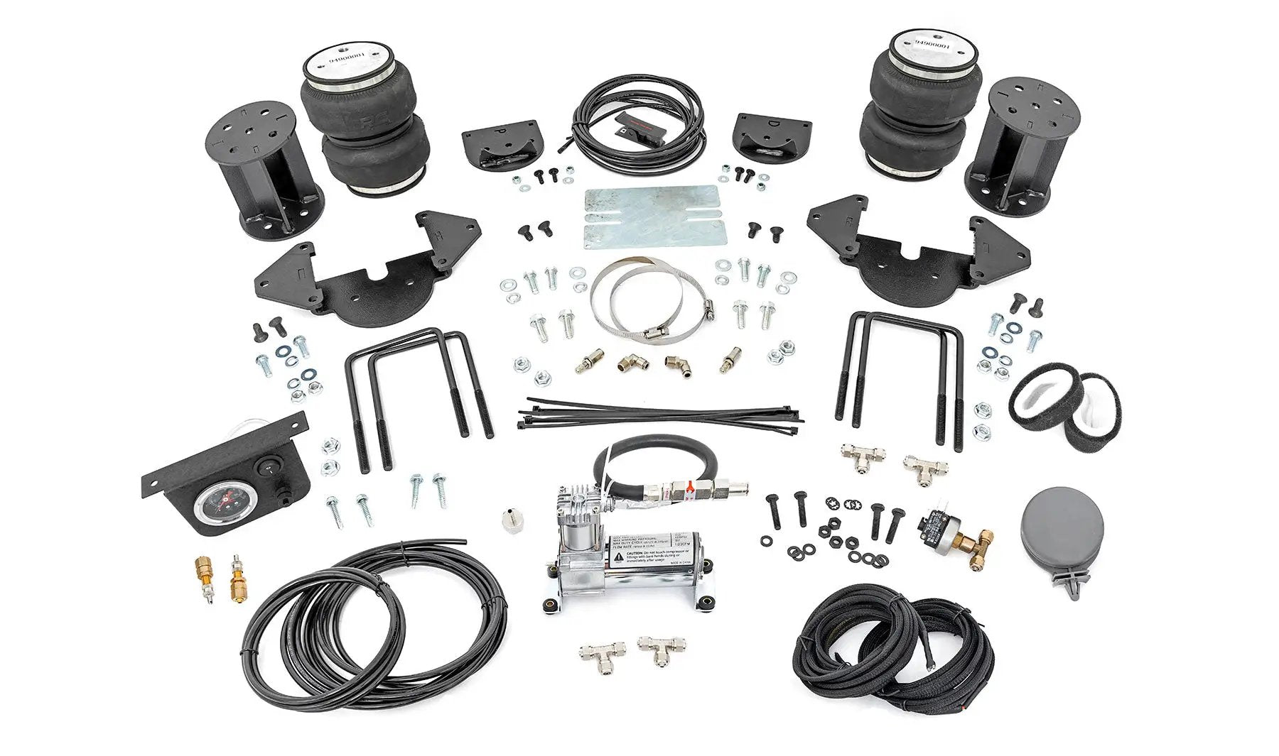 Rough Country Air Spring Kit w/compressor | 4-6 Inch Lift Kit | Chevy/GMC Sierra/Silverado 1500 (19-26) by Rough Country