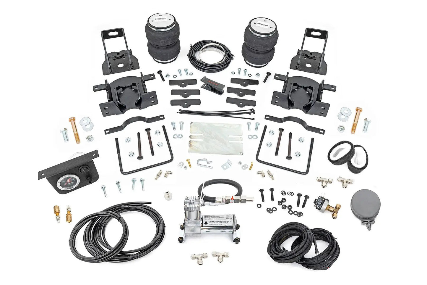 Rough Country Air Spring Kit w/compressor | Ford F-250/F-350 Super Duty 4WD (2005-2016) by Rough Country