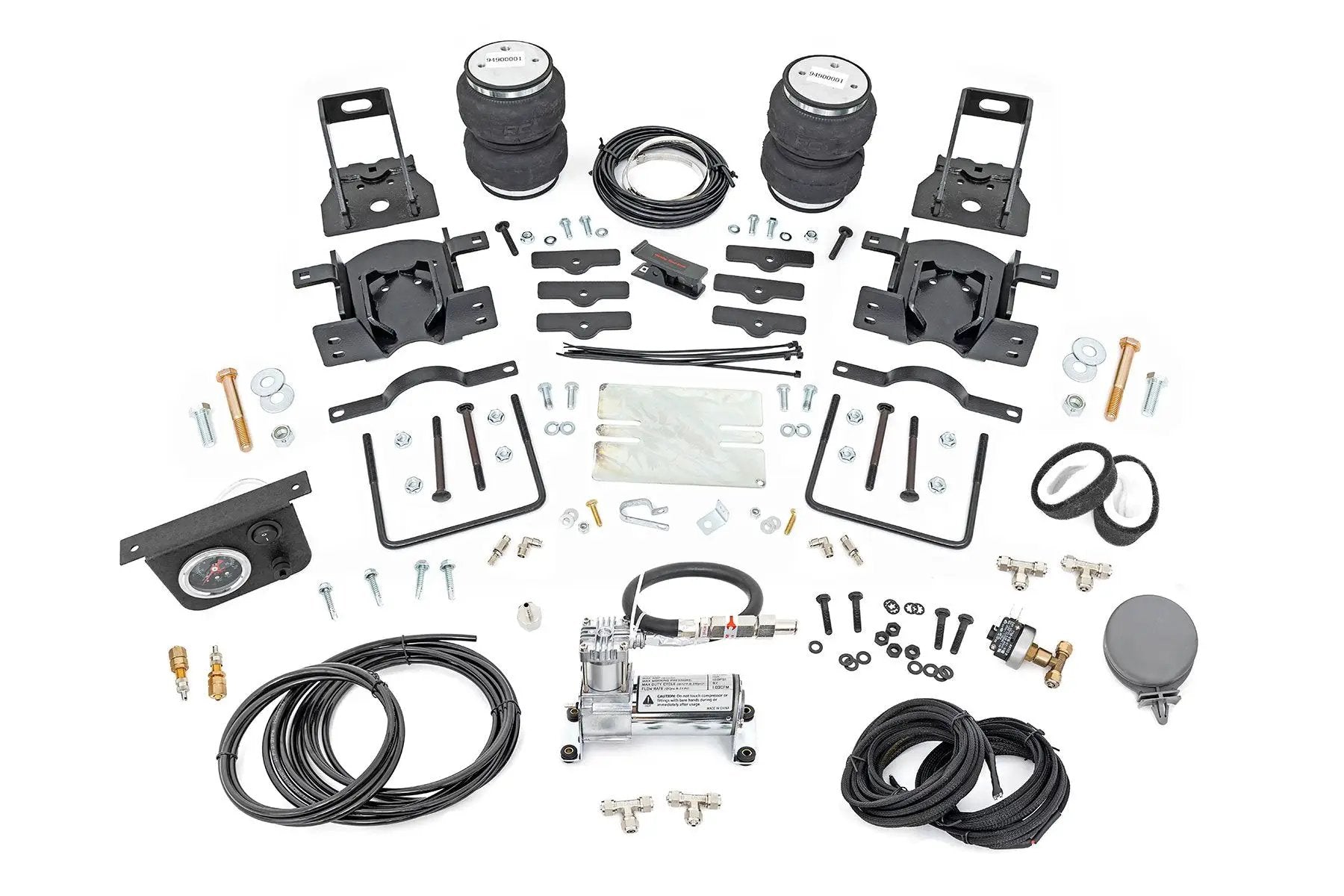 Rough Country Air Spring Kit w/compressor | Ford F-250/F-350 Super Duty 4WD (2005-2016) by Rough Country