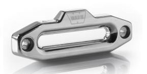 Warn Hawse Style; 1 Inch Thickness; Polished; Forged Billet Aluminum