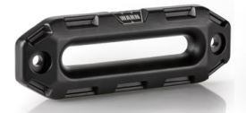 Warn Hawse Style; 1 Inch Thickness; Black; Forged Billet Aluminum