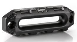Warn Hawse Style; 1-1/2 Inch Thickness; Black; Forged Billet Aluminum
