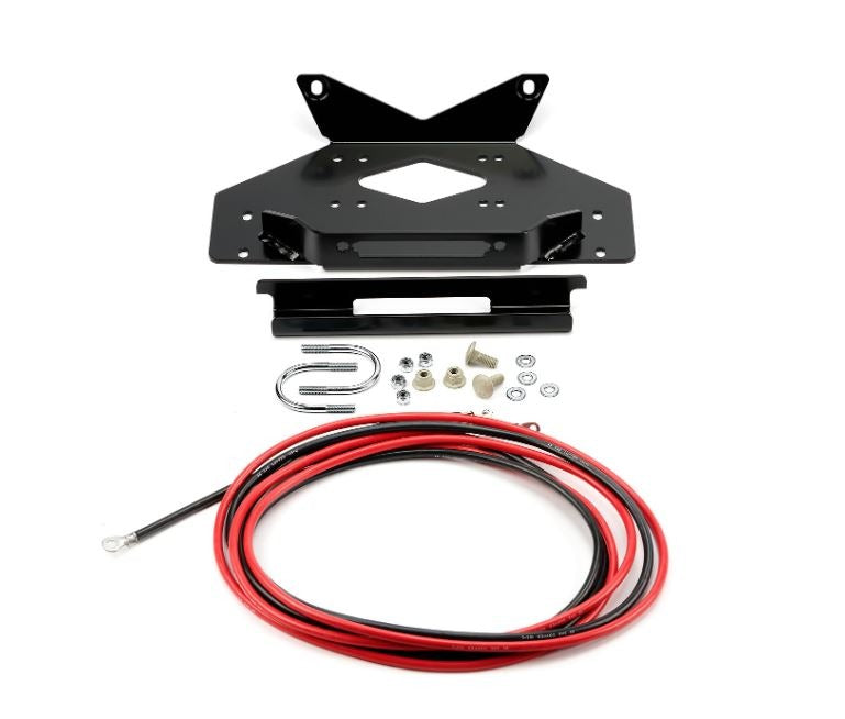 Warn Winch Mounting Kit for Kawasaki Mule PRO. For use with any WARN VRX winch.