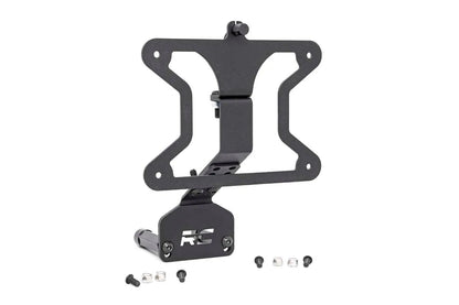 Rough Country License Plate Relocation Bracket | Jeep Wrangler JK/Wrangler Unlimited (07-18) by Rough Country